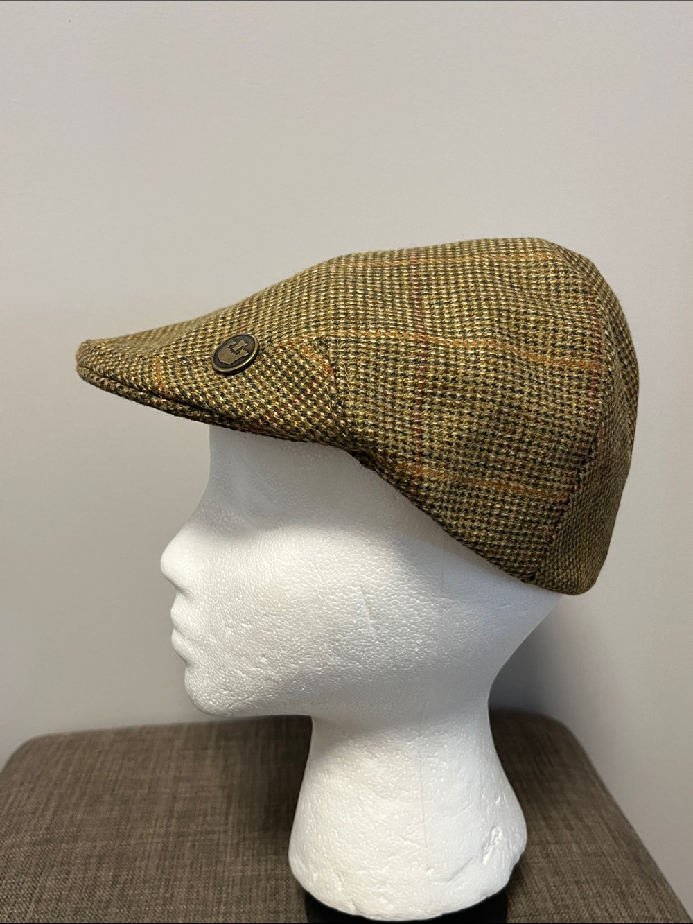 Goorin Bros x Olney England Tweed Flat Cap Hat | Size Medium 56-57